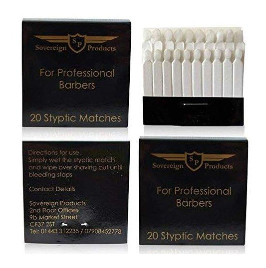 Sovereign Hair Products 20 x Styptic Shaving Shave Matches Pencils FAST FREE P&P - Sovereign Hair Products