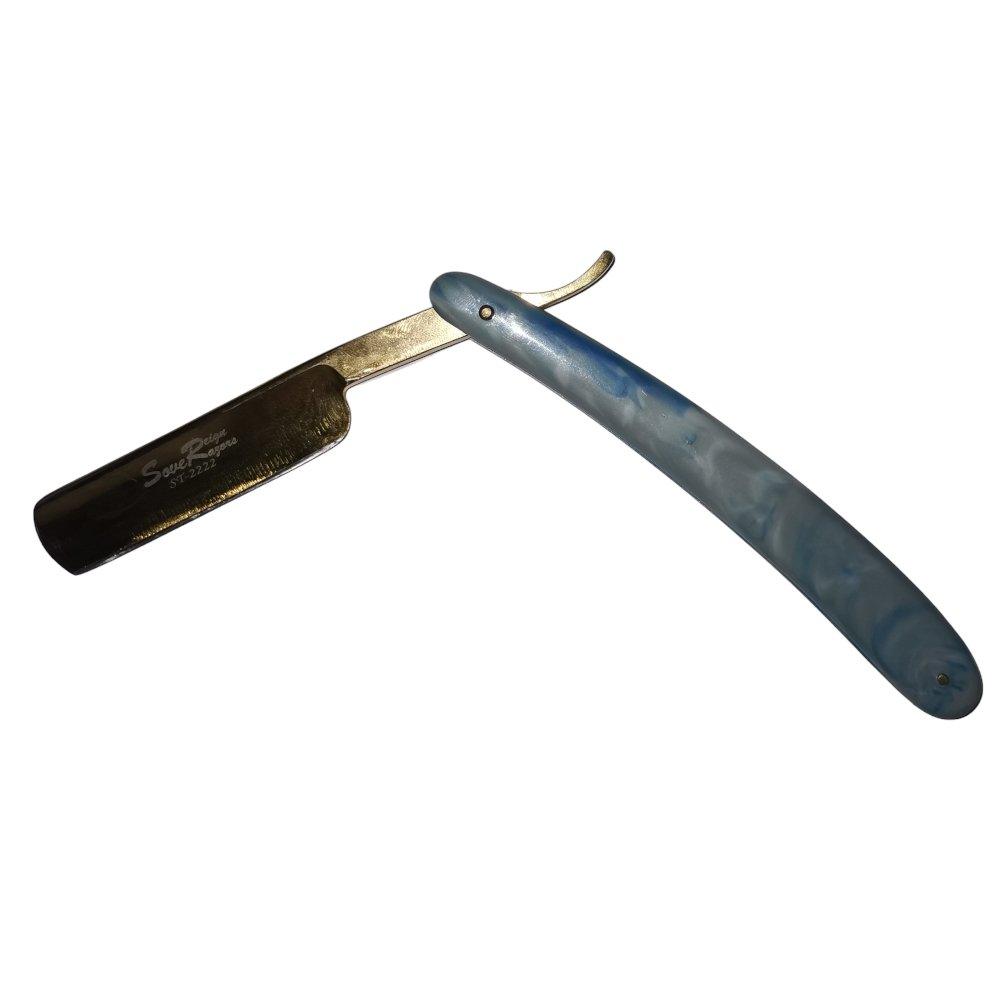 Sovereign Hair Products Traditional Barber Cut Throat Razor Gold Straight Blade - Sovereign Hair Products